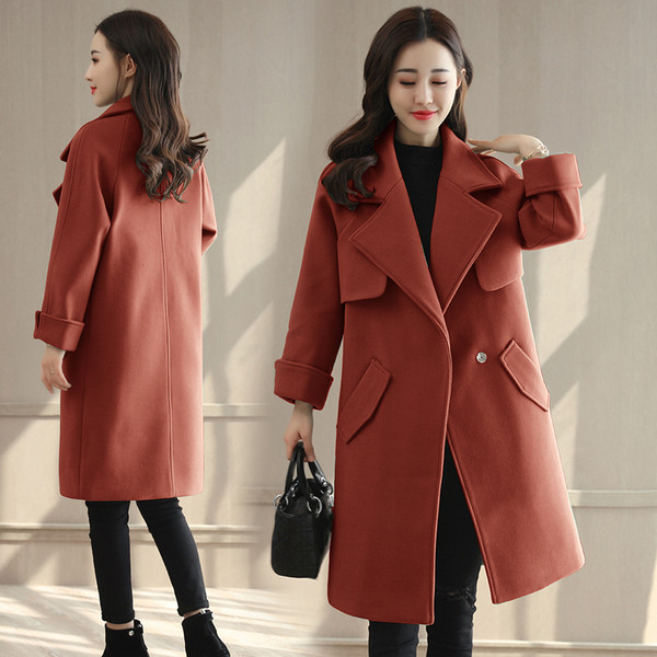 Palton elegant de dama cu buzunare in trei culori