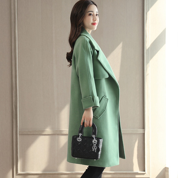 Palton elegant de dama cu buzunare in trei culori