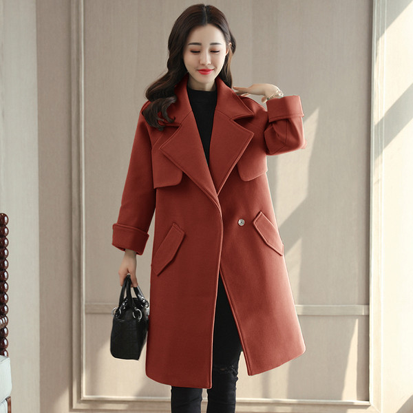 Palton elegant de dama cu buzunare in trei culori