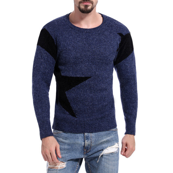 Egyedi téli férfi pulóver négy színben