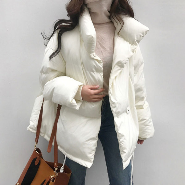 Női alkalmi kabát O-alakú gallérral, két színben