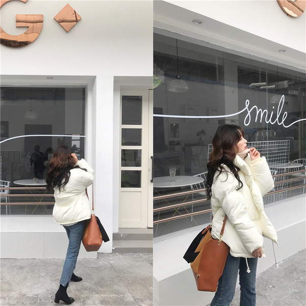 Női alkalmi kabát O-alakú gallérral, két színben