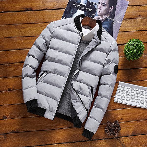 Férfi alkalmi kabát ujjú emblémával, három színben