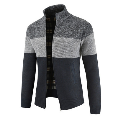 Modern férfi vastag mellény irizáló színekben