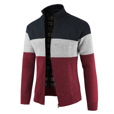 Modern férfi vastag mellény irizáló színekben