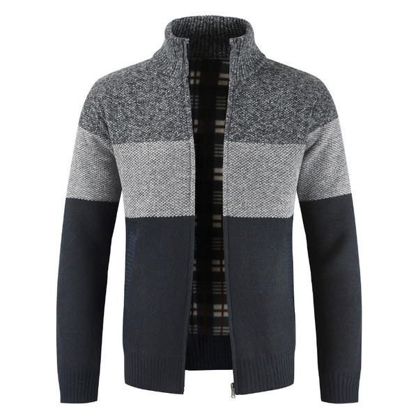 Modern férfi vastag mellény irizáló színekben