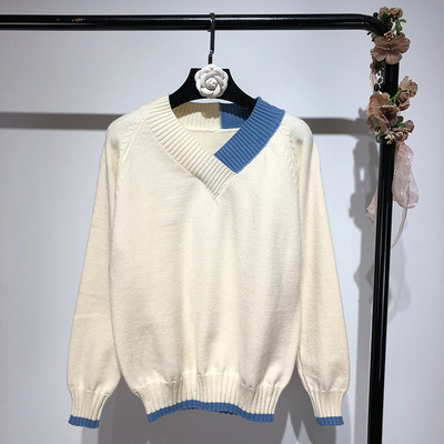 Puha női pulóver V-nyakkal, három színben