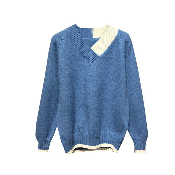 Puha női pulóver V-nyakkal, három színben