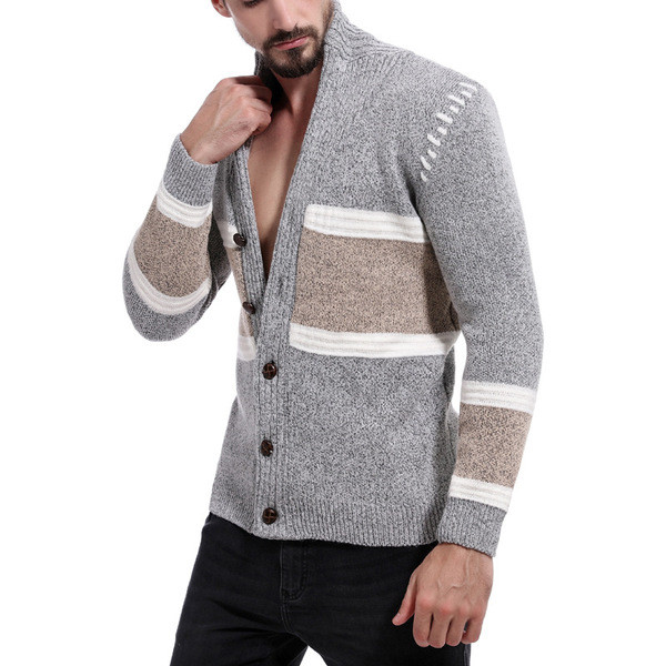 Alkalmi férfi vastag mellény két színben gombokkal