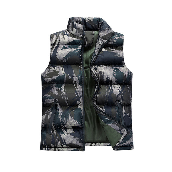 Alkalmi férfi mellény vastag béléssel, többféle színben