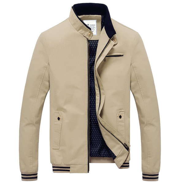 Sima férfi kabát zsebekkel, különböző színekben