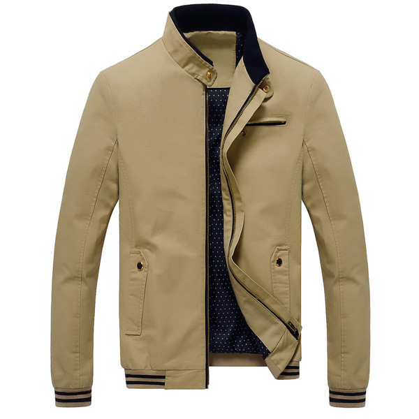 Sima férfi kabát zsebekkel, különböző színekben