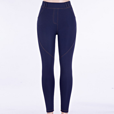 Αθλητικές γυναικείες σφήνες με έγχρωμες ραφές σε μαύρο, σκούρο μπλε και σκούρο γκρι