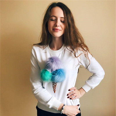 Modern női blúz pehellyel több színben