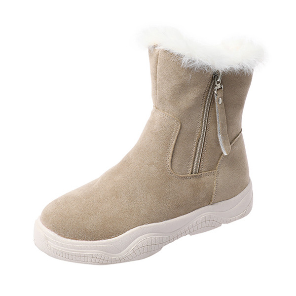 Model nou de ghete dama cu puf in doua culori