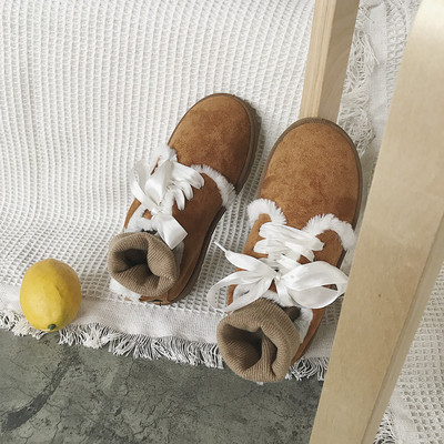 Stílusos női téli tornacipő puha béléssel több színben