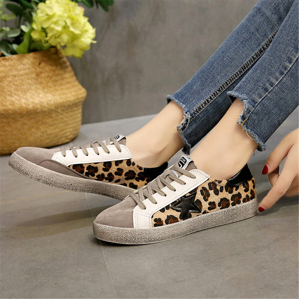 Aktuális női tornacipő leopárd mintával