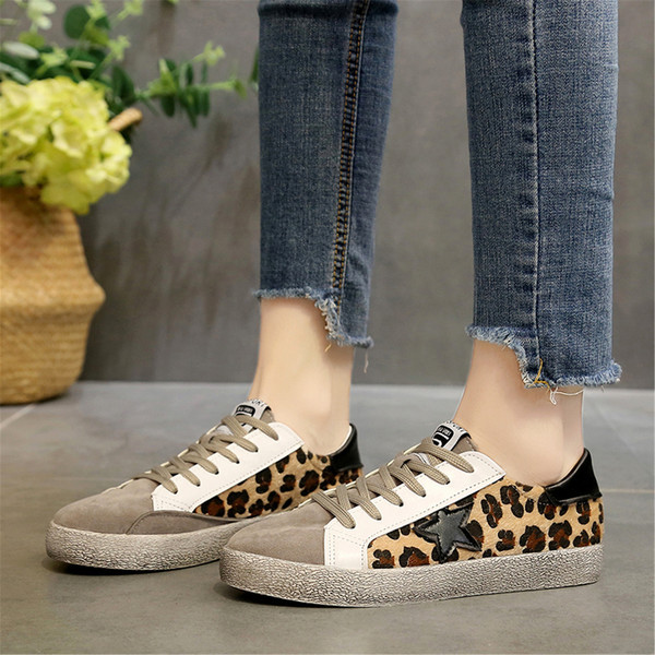 Aktuális női tornacipő leopárd mintával