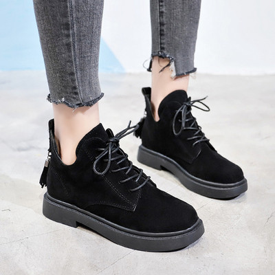 Cizme de dama cu ciucuri in doua culori