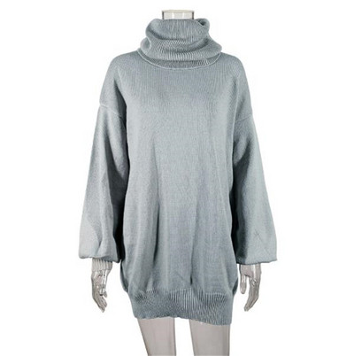 Modern női téli ruha polo gallérral több színben