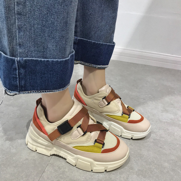 Női alkalmi tornacipő három színben