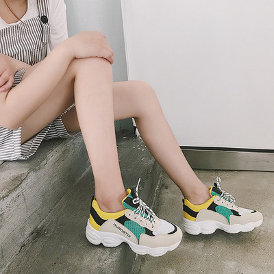 Adidasi eleganti de dama cu talpa interesanta in trei culori