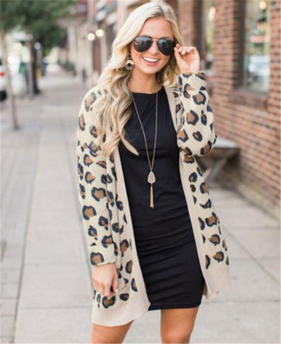 Leopárdmintás alkalmi női mellény