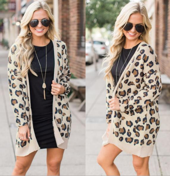 Leopárdmintás alkalmi női mellény