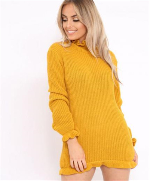 Rochie de dama eleganta tricotata in mai multe culori