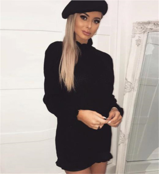 Rochie de dama eleganta tricotata in mai multe culori