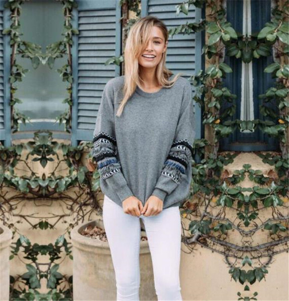 Alkalmi női blúz O-nyakkal, fehér, rózsaszín és szürke színben