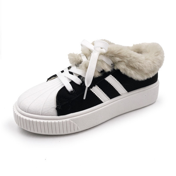 Adidasi moderni de dama cu captuseala moale in doua culori