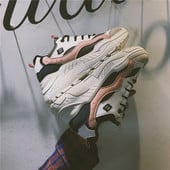 Tenisi casual de dama colorati cu talpa groasa