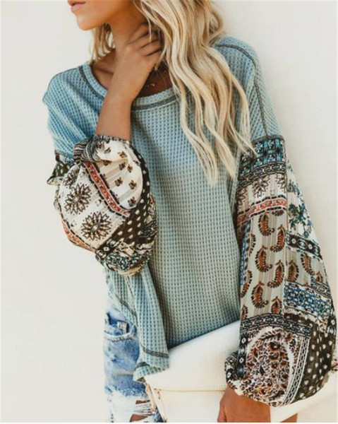 Bluza de dama model nou cu decolteu O si maneci colorate in trei culori