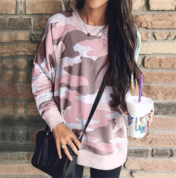 Alkalmi női blúz hosszú modell terepszínű mintával