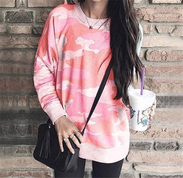 Alkalmi női blúz hosszú modell terepszínű mintával