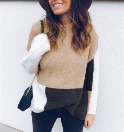 Őszi-téli női pulóver két színben