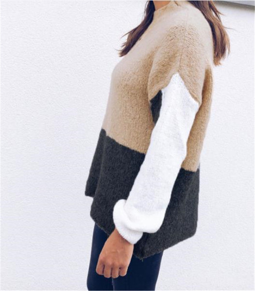 Őszi-téli női pulóver két színben