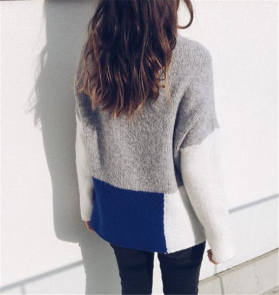 Őszi-téli női pulóver két színben