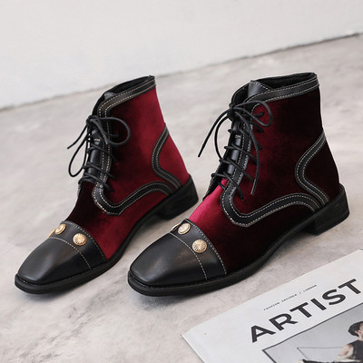 Γυναικείες χειμωνιάτικες μπότες με δεσμούς σε τρία χρώματα