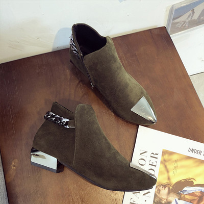 HIT Női csizma fémlánccal három színben