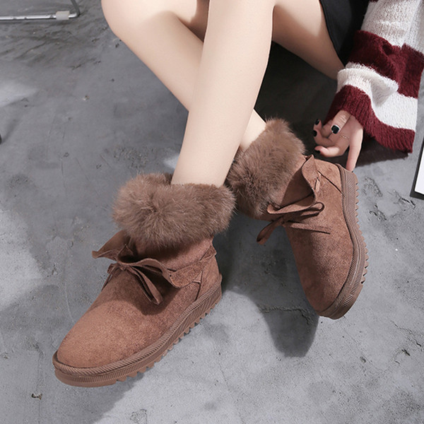 Női pehelycsizma fekete és barna színben