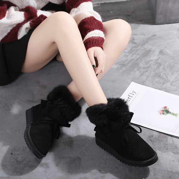 Női pehelycsizma fekete és barna színben