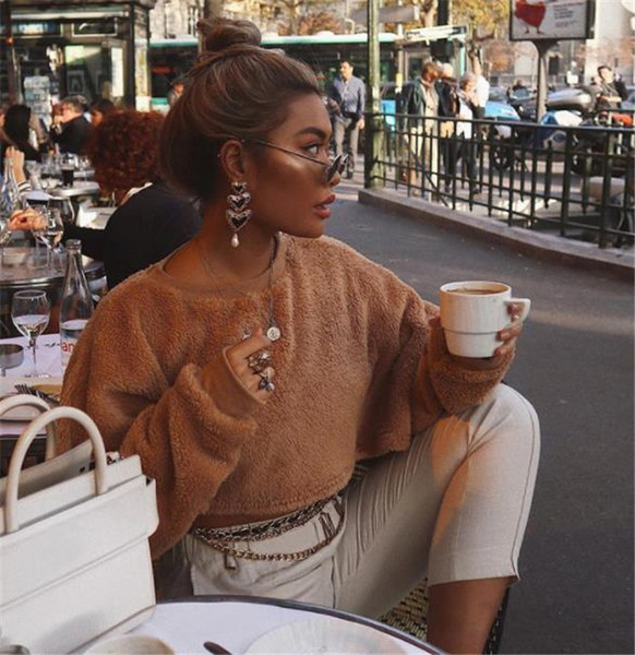 Modern női blúz rövid modell rózsaszín és bézs színben