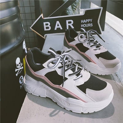 Adidasi moderni de dama cu talpa inalta