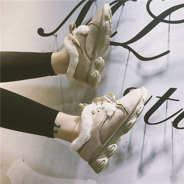 Περιστασιακά πάνινα παπούτσια από οικολογικό σουέτ με απαλή επένδυση