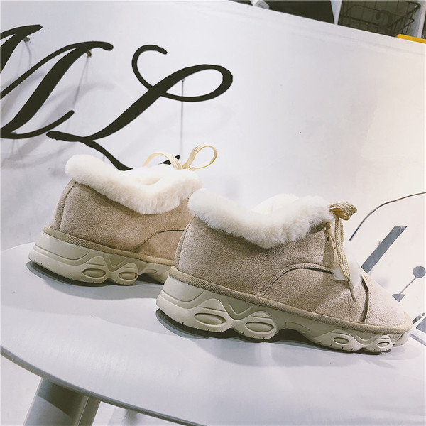 Περιστασιακά πάνινα παπούτσια από οικολογικό σουέτ με απαλή επένδυση