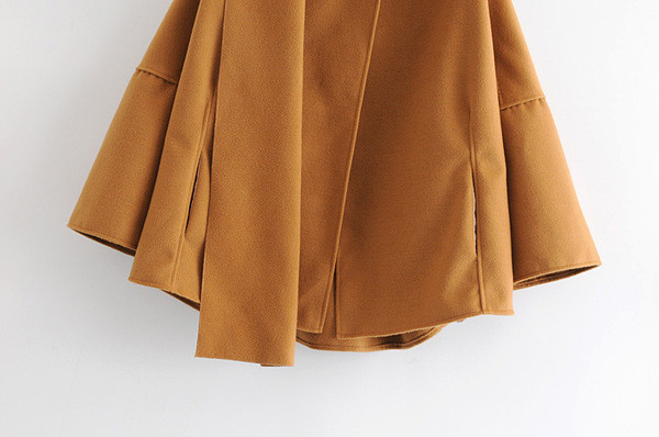 ÚJ stílusos női kabát barna színben