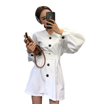 Cămașă tip rochie de damă modernă în două culori