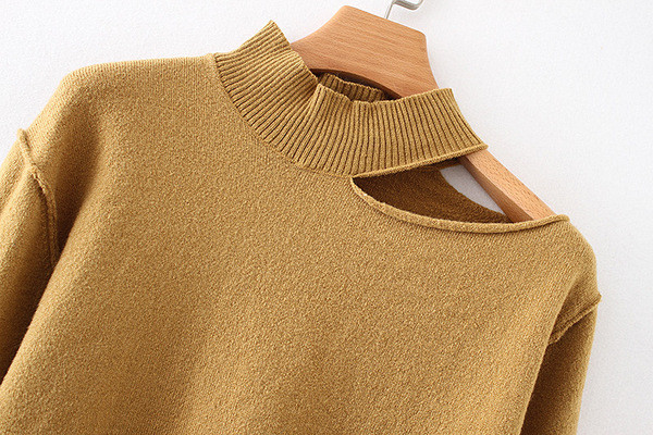 Egyedi női pulóver csillaggal, két színben